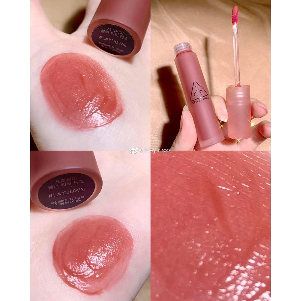 Son 3CE Blur Water Tint #LayDown - Hồng nâu sale 40%