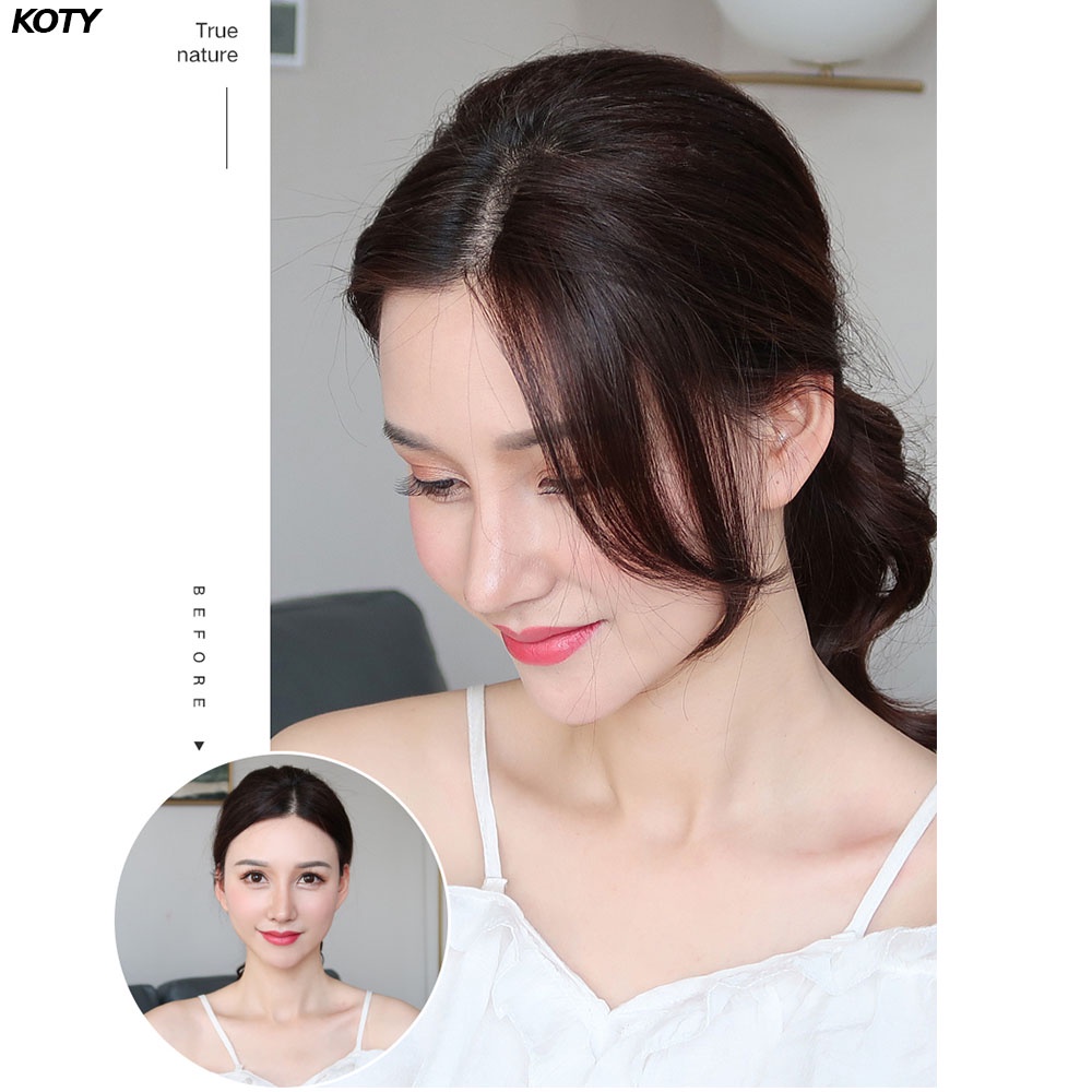 Set 2 tóc giả mái bay Hàn Quốc shop Koty, tóc giả kẹp mái dài sang chảnh cho nữ TG6