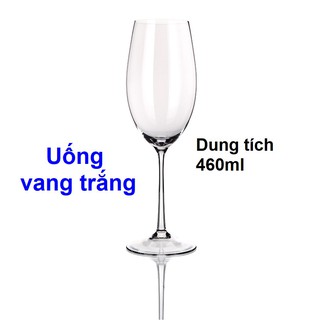 Ly pha lê uống vang trắng dung tích 460ml - Hàng tuyệt đẹp