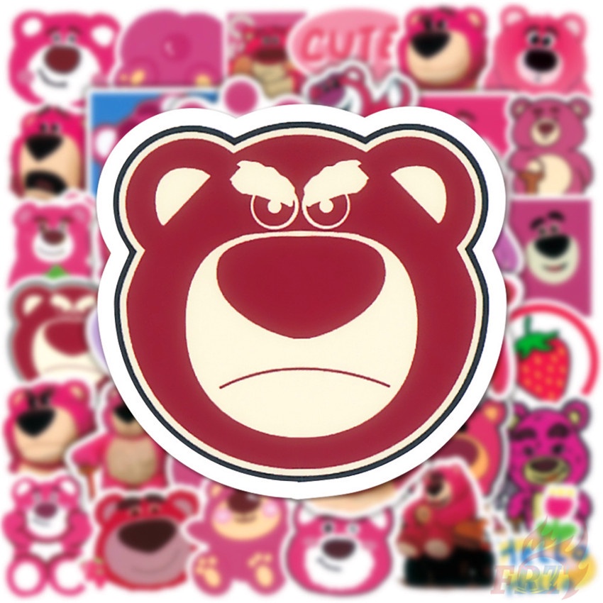 Bộ 50 Cái ☆ Hình Dán Lotso Series 02 ☆ Miếng Dán Chống Thấm Nước Họa Tiết Graffiti Thời Trang