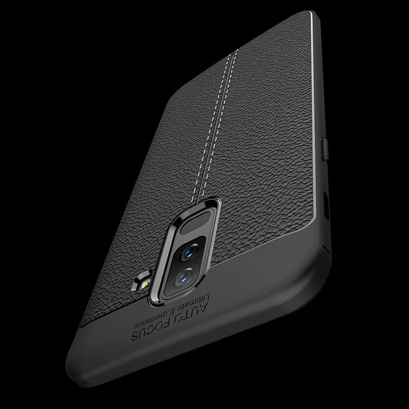 Ốp Lưng Auto Focus Vân Da Cho Samsung J8