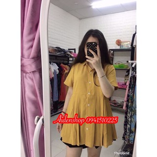 [Bầu xinh] Áo bầu sơ mi công sở chất mát - Mẹ bầu thêm xinh