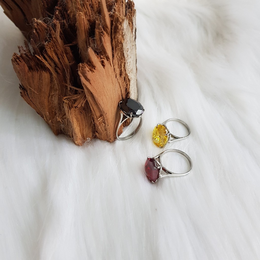 Nhẫn nữ đính viên đá lớn NZ1712