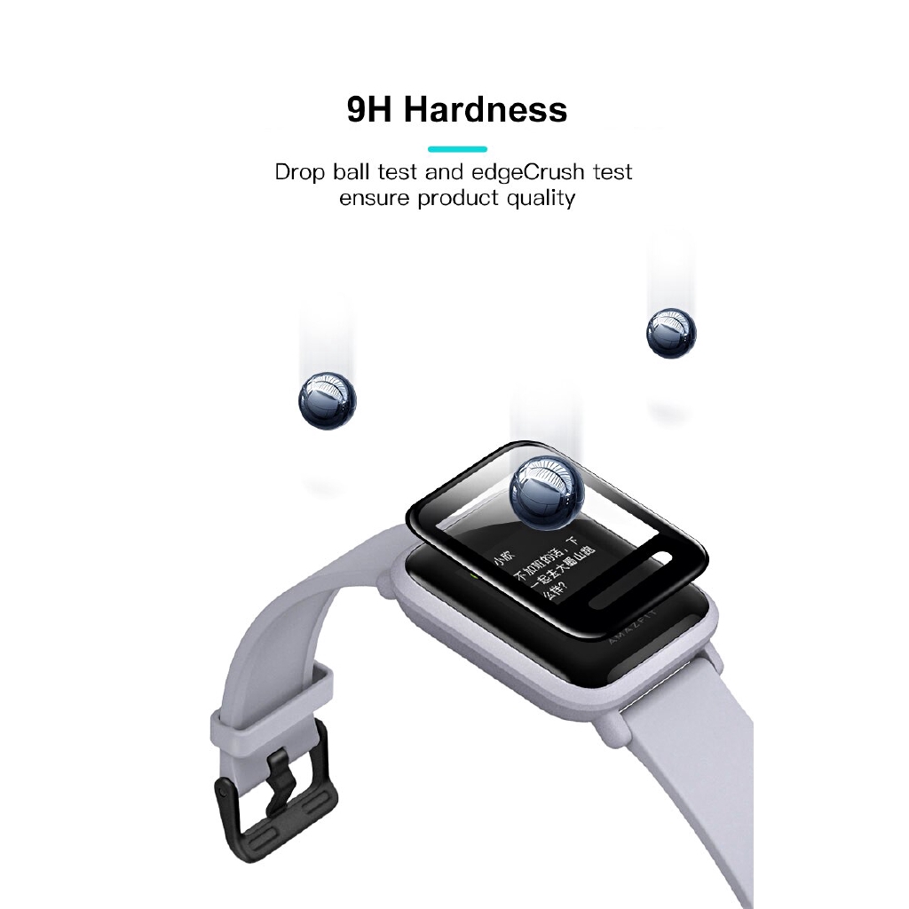 Kính Cường Lực 20d Bảo Vệ Màn Hình Cho Xiaomi Amazfit Bip S / U / U Pro / Lite / Bip 3 / Bip 3 Pro