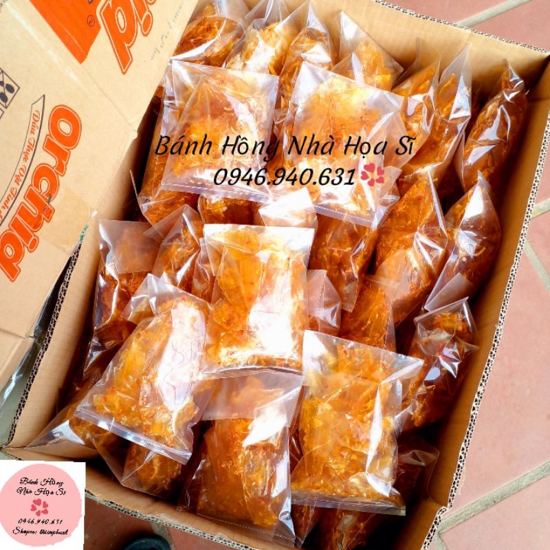 COMBO 20 BỊCH Bánh tráng sấy mắm tép giòn Bình Định