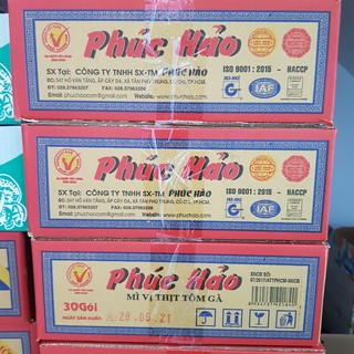THÙNG 30 GÓI MÌ PHÚC HẢO VỊ THỊT TÔM GÀ