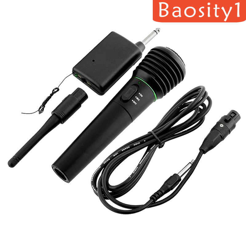 Hệ Thống Micro Cầm Tay Không Dây 2 Trong 1 Chuyên Dụng Hát Karaoke Pro Vhf