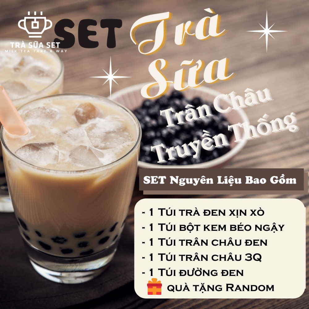 Đường Đen dùng Pha Sữa Tươi Trân Châu Đường Đen và Pha Trà Sữa