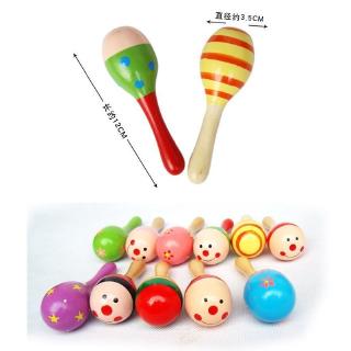 Đồ chơi nhạc cụ Maraca bằng gỗ giúp bé phát triển khả năng âm nhạc