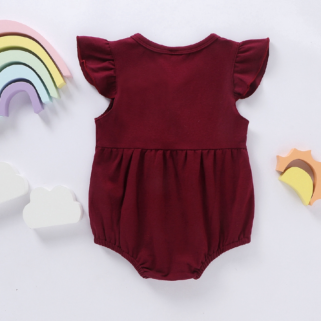 Jumpsuit tay cánh tiên chất cotton cho bé