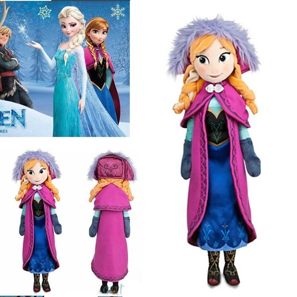 Búp Bê Nhồi Bông Hình Công Chúa Elsa Và Anna Trong Phim Frozen Cao 40cm 50cm