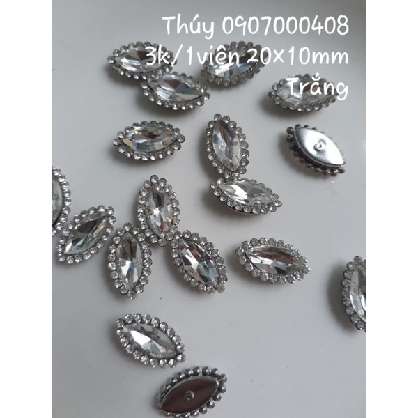 Hạt lá me viền xoàn đính kết áo