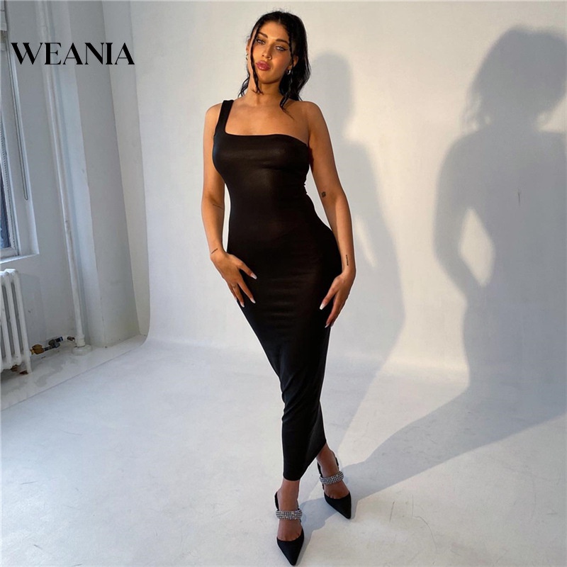 Đầm Dài Hở Lưng Màu Trơn Quyến Rũ Thời Trang Dành Cho Nữ