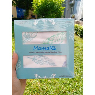 Set 10 khăn sữa sợi tre Mamaru 25x25