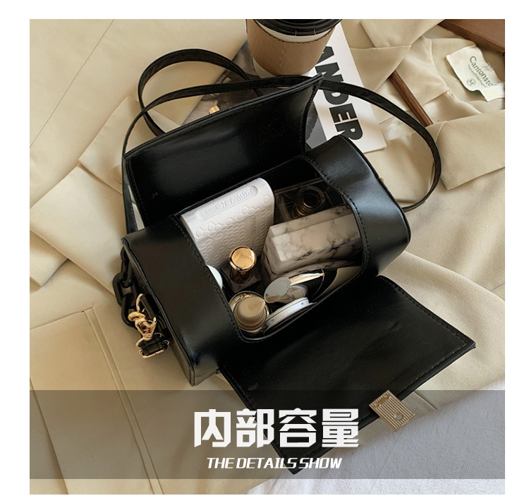 Túi đeo chéo hình vuông nhỏ phong cách retro Phương Tây cho nữ