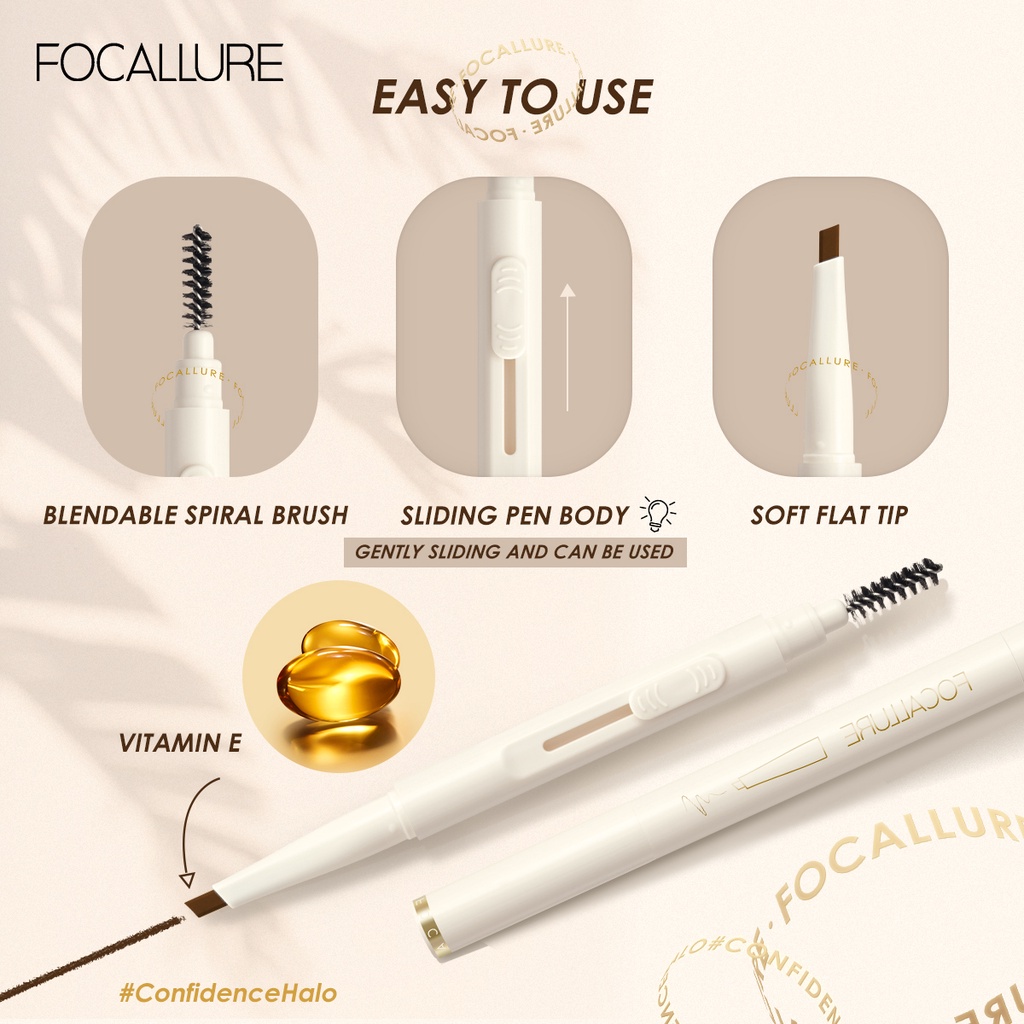 Bộ trang điểm FOCALLURE gồm kẻ mắt nước lâu trôi + chì kẻ mày tự nhiên + mascara 5.26g | BigBuy360 - bigbuy360.vn