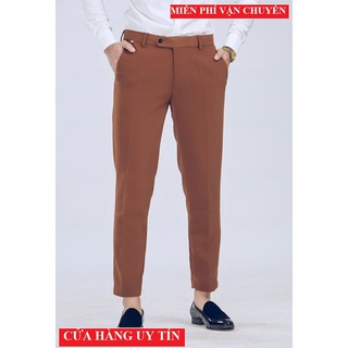 (MUA LẺ GIÁ SỈ) Quần âu quần tây nam đẹp chất lượng cao cấp co giãn trẻ trung màu cam đất 10002