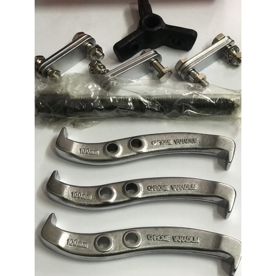 Cảo Lồng Máy Giặt 3 Chấu, Vam Cảo 3 Càng Đa Năng Tháo Vòng Bi, Bánh Răng Loại 4 Inch 100mm ( To, nhỏ ) )