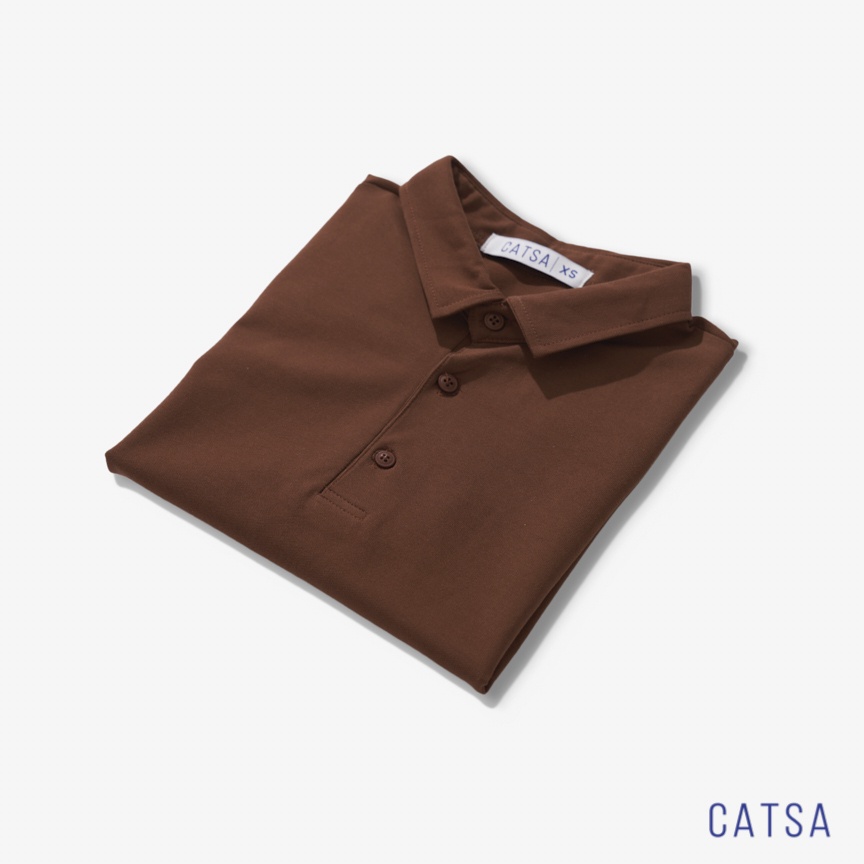 Áo Polo nam cổ bẻ vải thun cotton cao cấp, chuẩn form sang trọng CATSA ATP220