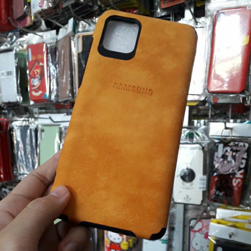 SAMSUNG NOTE 10 LITE Ốp lưng nhựa màu giả da siêu đẹp