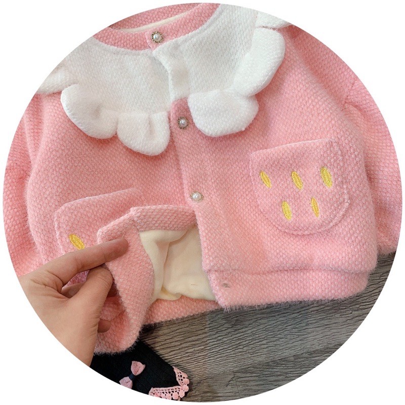 Ao khoác len lì cho bé