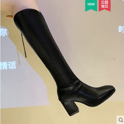 [ Sẵn đủ sz đen 35-39, be 37-39] Boot cao bồi cổ V gót vuông , hàng loại 1 đế 3 lớp cực chắc chắn | BigBuy360 - bigbuy360.vn