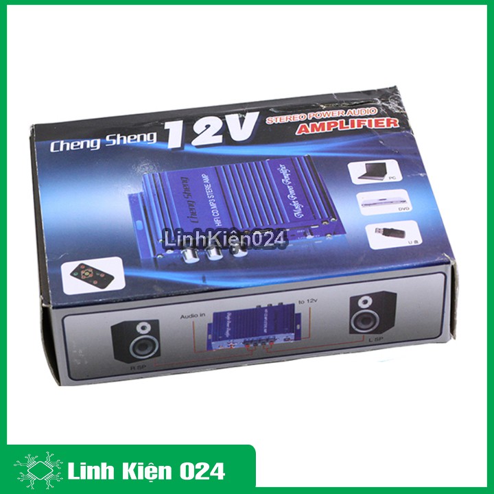 ÂM LY HS9004 35W+35W 12VDC 5A