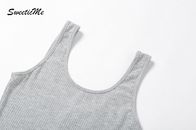 Áo liền quần Sát Nách Cổ Tròn Phong Cách Đường Phố Cho Nữ 2021 | BigBuy360 - bigbuy360.vn