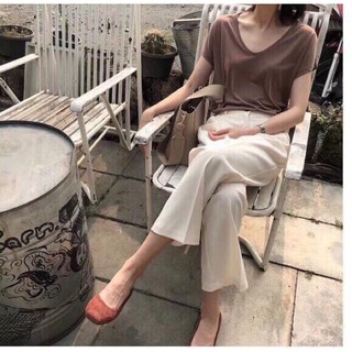 áo phông giấy cổ tim