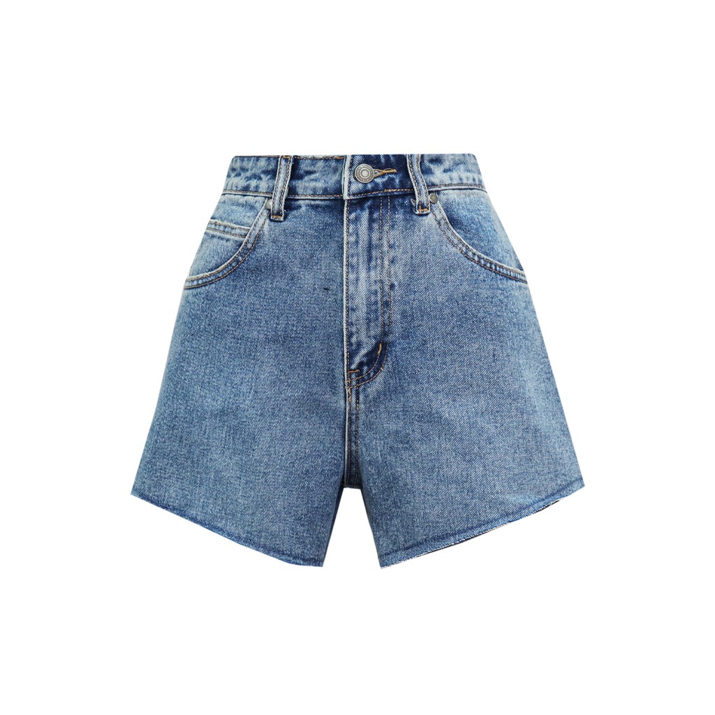 Quần jean shorts xanh đậm RAW JEAN SHORTS DARK BLUE