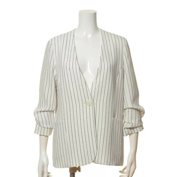 Áo blazer kẻ sọc tay rút xuất Nhật (có sẵn) | BigBuy360 - bigbuy360.vn