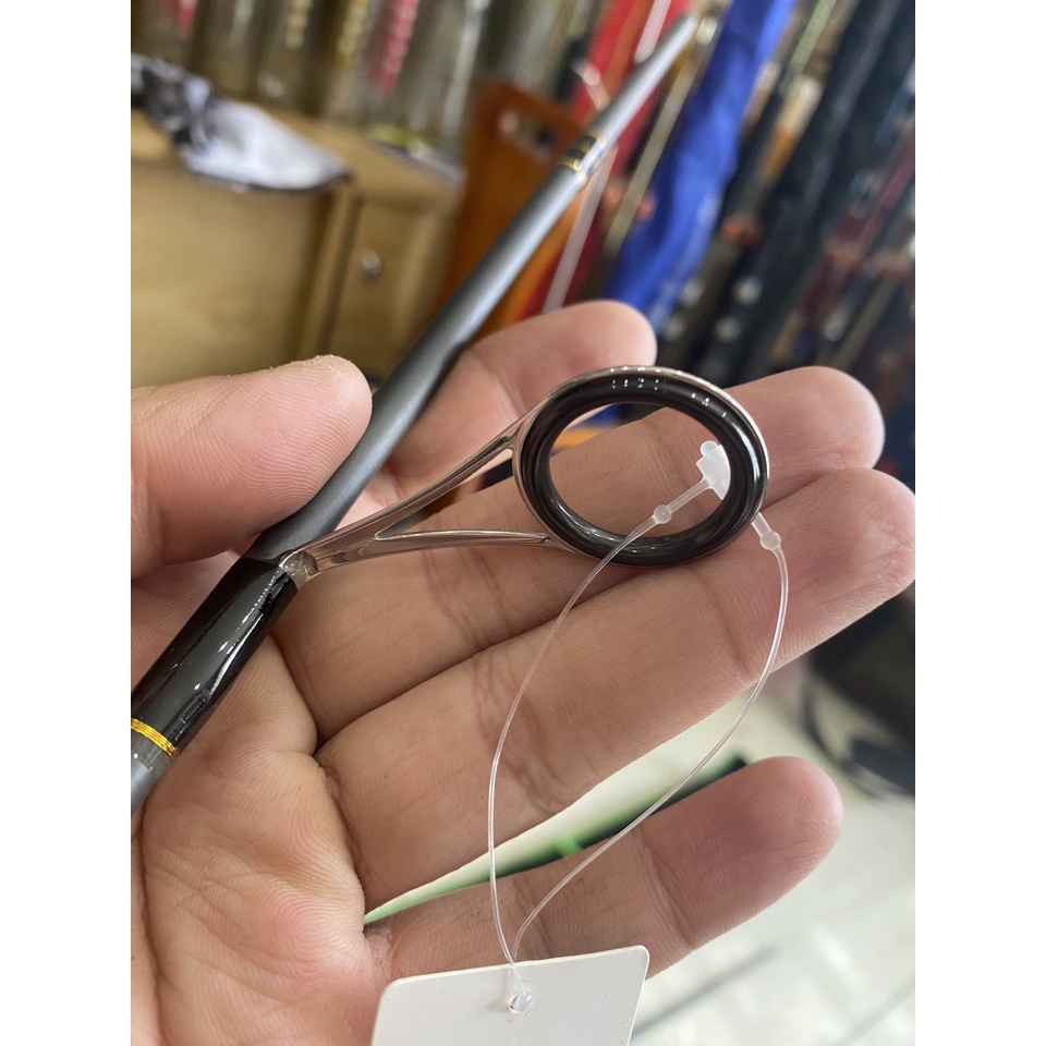 Cần câu máy đứng killer carbon khoen fuji cần câu lure 1m98