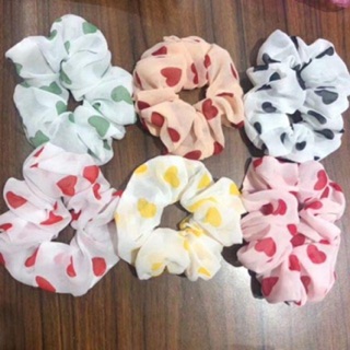 SCRUNCHIES DÂY BUỘC TÓC VOAN, NƠ BUỘC TÓC KẺ, CỘT TÓC LỤA