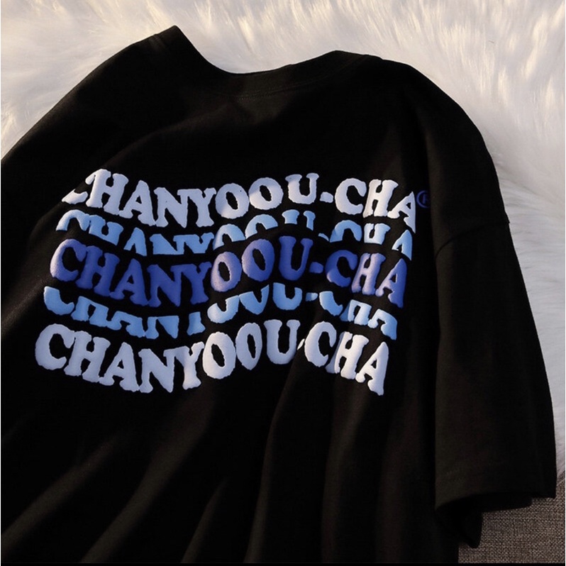 Áo Thun Tay Lỡ Unisex CHANYOOU màu ĐEN/TRẮNG 🦋/Nam nữ unisex/ Áo phông cổ tròn form rộng ❤️
