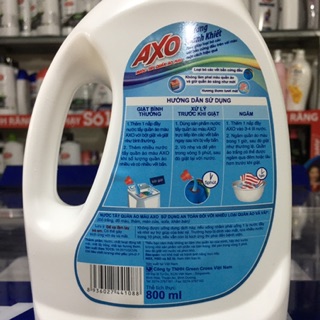 Nước tẩy AXO thanh khiết 800ml