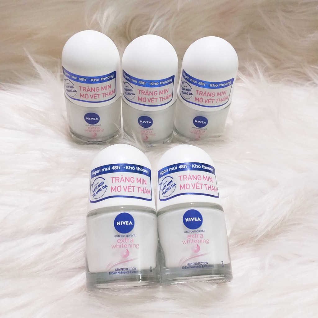 Lăn khử mùi Nivea trắng mịn mờ thâm 12ml | WebRaoVat - webraovat.net.vn