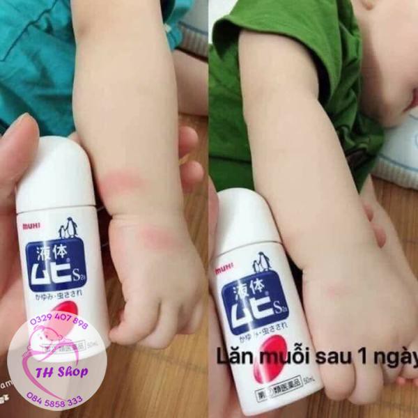 Lăn Bôi Muỗi Và Côn Trùng Đốt Muhi 50ml Nội Địa Nhật