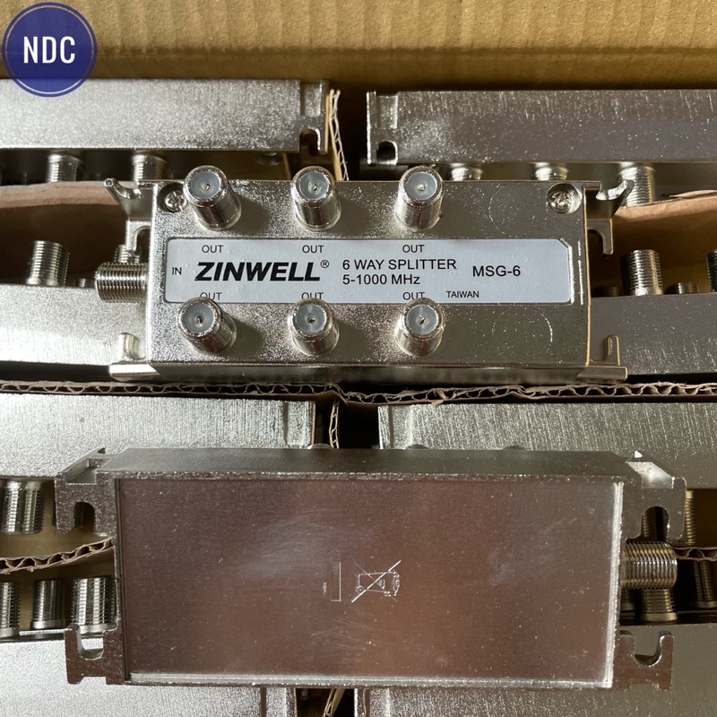 Bộ Chia 2, 3, 4, 6, 8 Zinwell (Đài Loan) Chia Cáp, Anten KTS