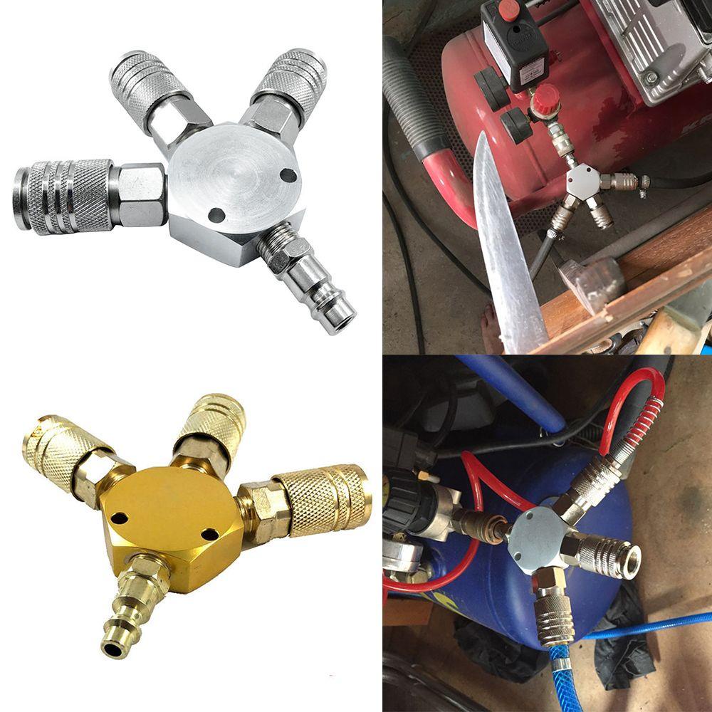 LONTIME Đầu Nối Nhanh Khí Nén 3 Chiều 1 / 4 ''