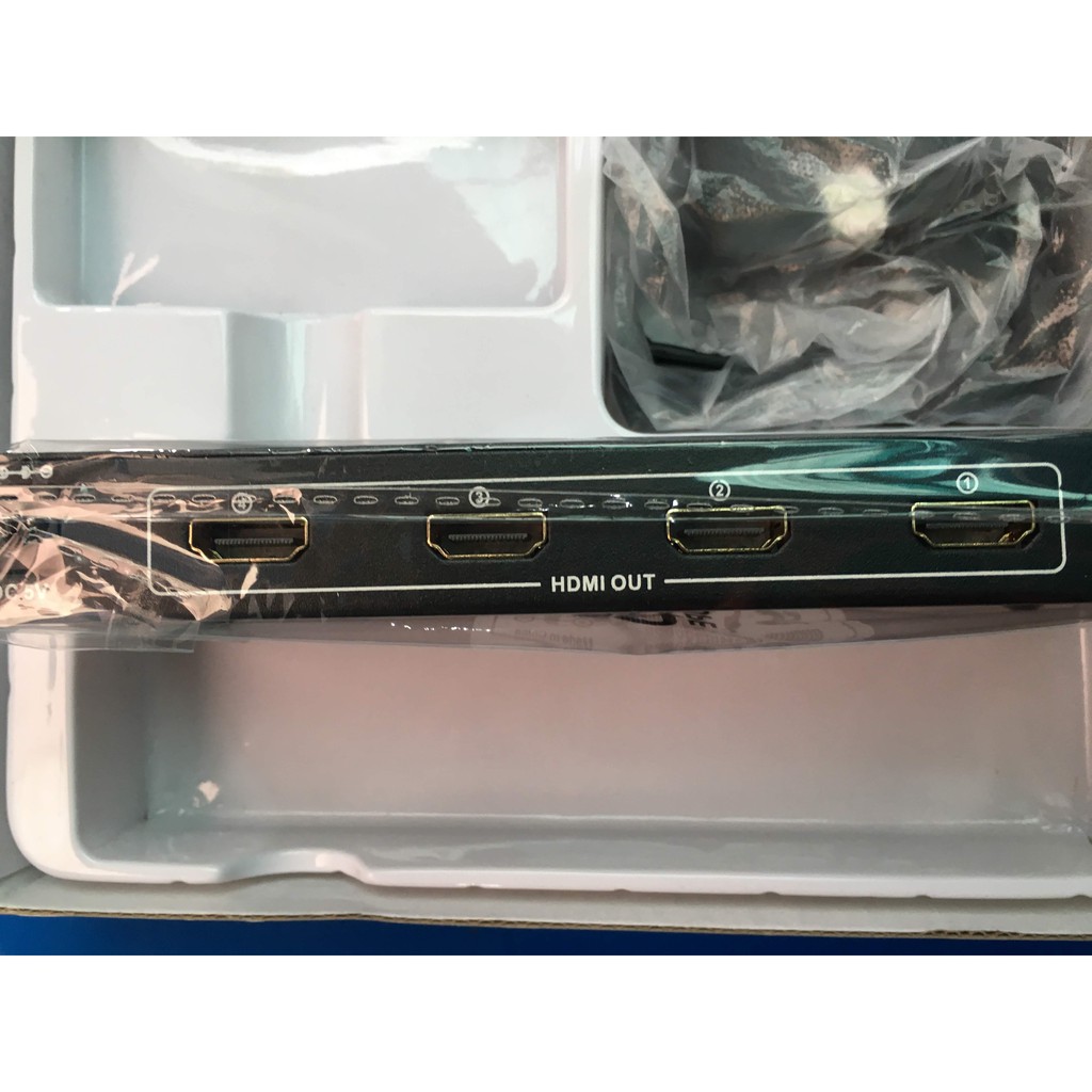 Bộ chia HDMI 4k*2k hỗ trợ 1 đầu vào và 4 đầu ra HDMI ( tất cả đều hỗ trợ 4k-2k )