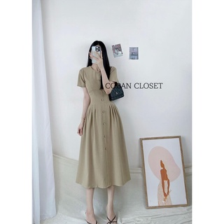 ĐẦM DÀI XẾP LY EO