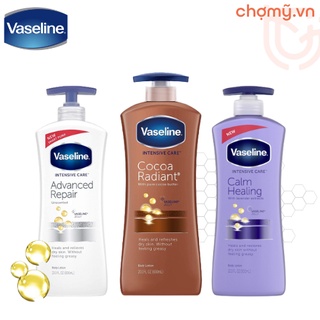 NHẬP MỸ - DƯỠNG THỂ VASELINE 600ML HÀNG MỸ