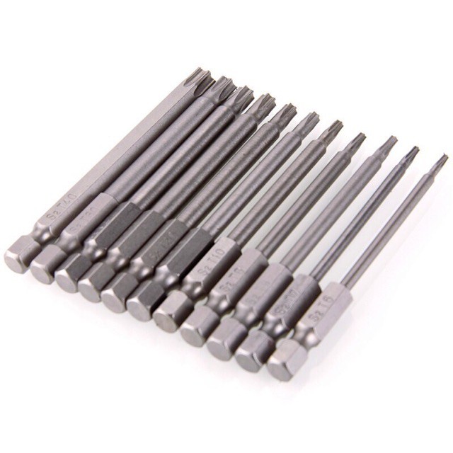 11 Đầu lục giác hoa thị dài 75mm cho máy bắn vít