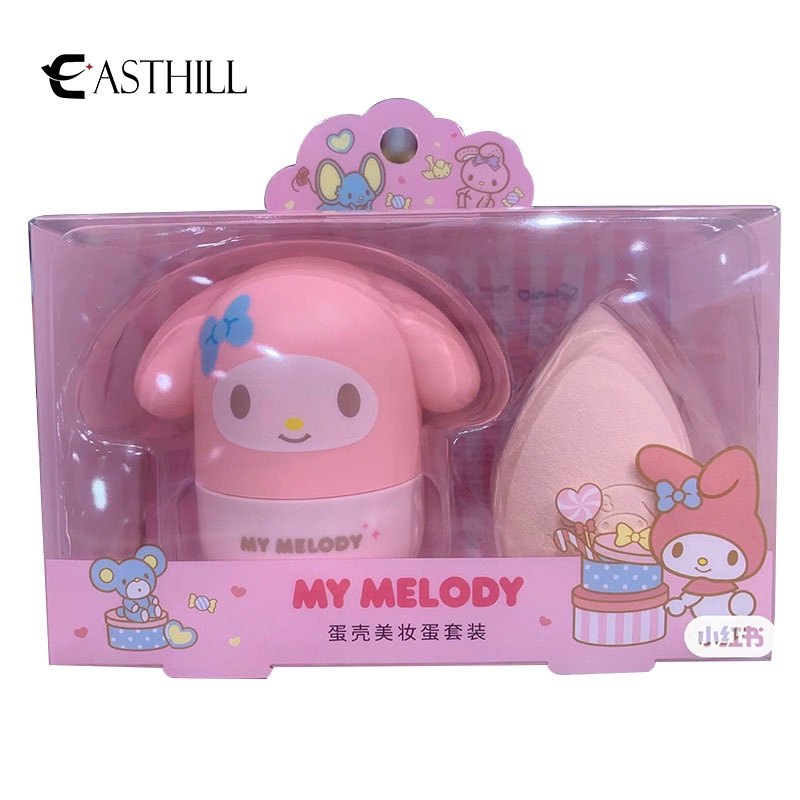 Bộ mút trang điểm dạng thỏi làm đẹp hình melody cinnamoroll dễ thương dành cho bạn nữ
