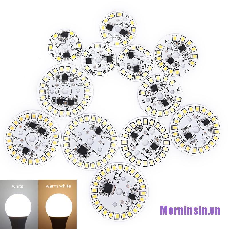 Miếng Dán Chip Đèn Led Hình Tròn Trang Trí