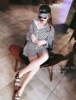 Áo sơ mi hoạ tiết
