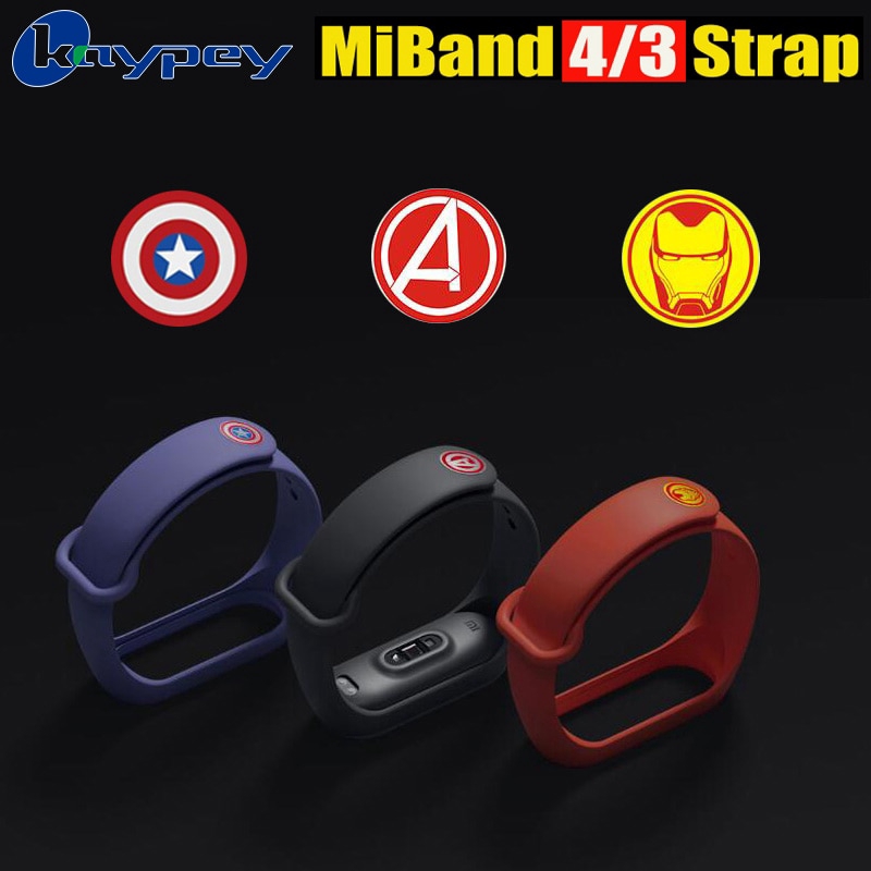 Dây Đeo Đồng Hồ Thay Thế Chất Liệu Silicon Thiết Kế Nhiều Lỗ Thời Trang Cho for Xiaomi Mi Band 4 Miband 3