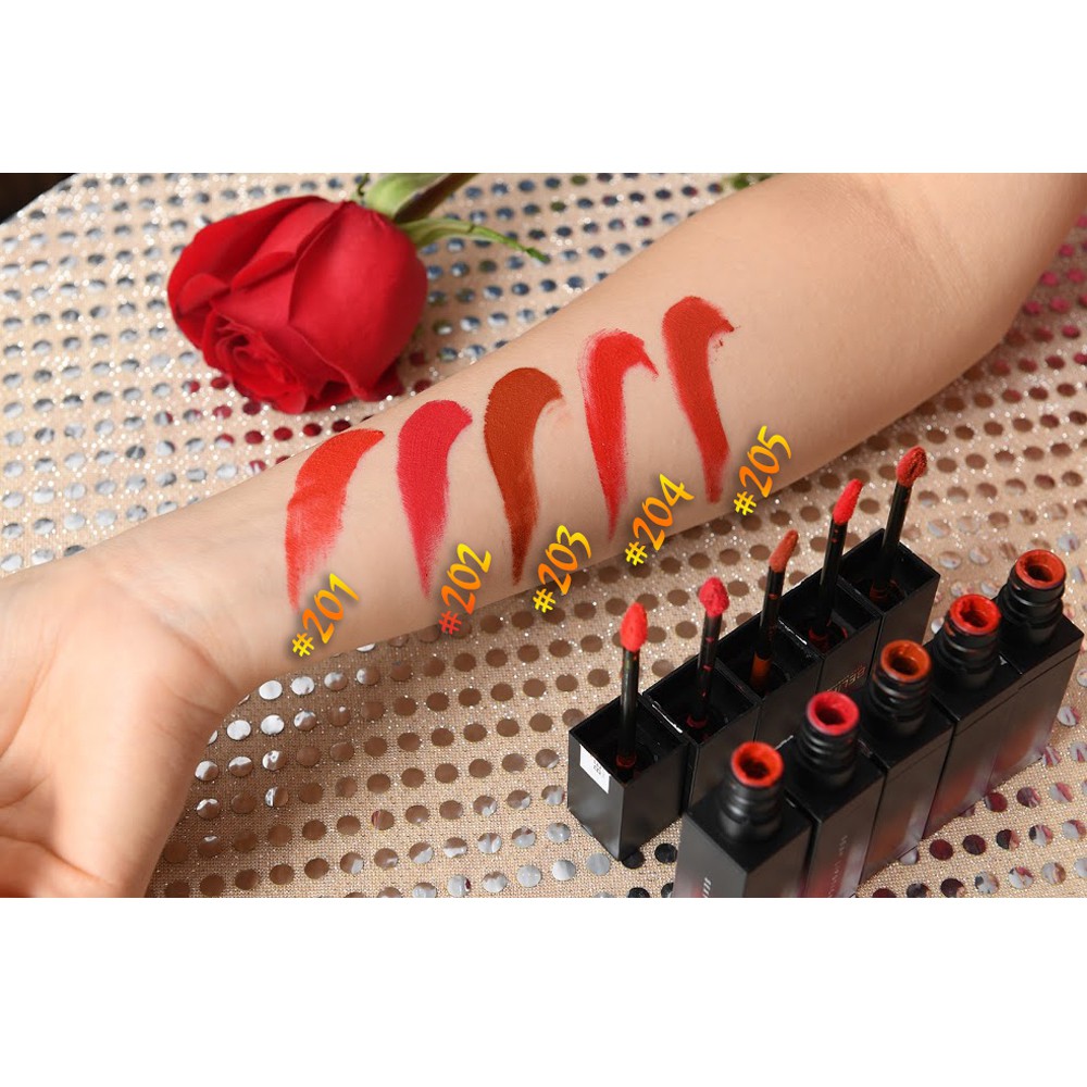 Combo 5 Son Môi Belips, Son kem không chì (Tặng Túi + Hộp + Thẻ BH) | BigBuy360 - bigbuy360.vn