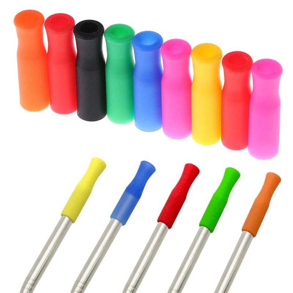 HARRIETT Ống Hút Bằng Thép Không Gỉ Rộng 6mm Chống Bỏng Có Thể Tái Sử Dụng