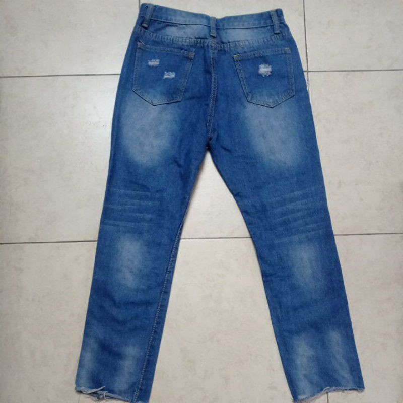 Quần jeans phối lưới thanh lý